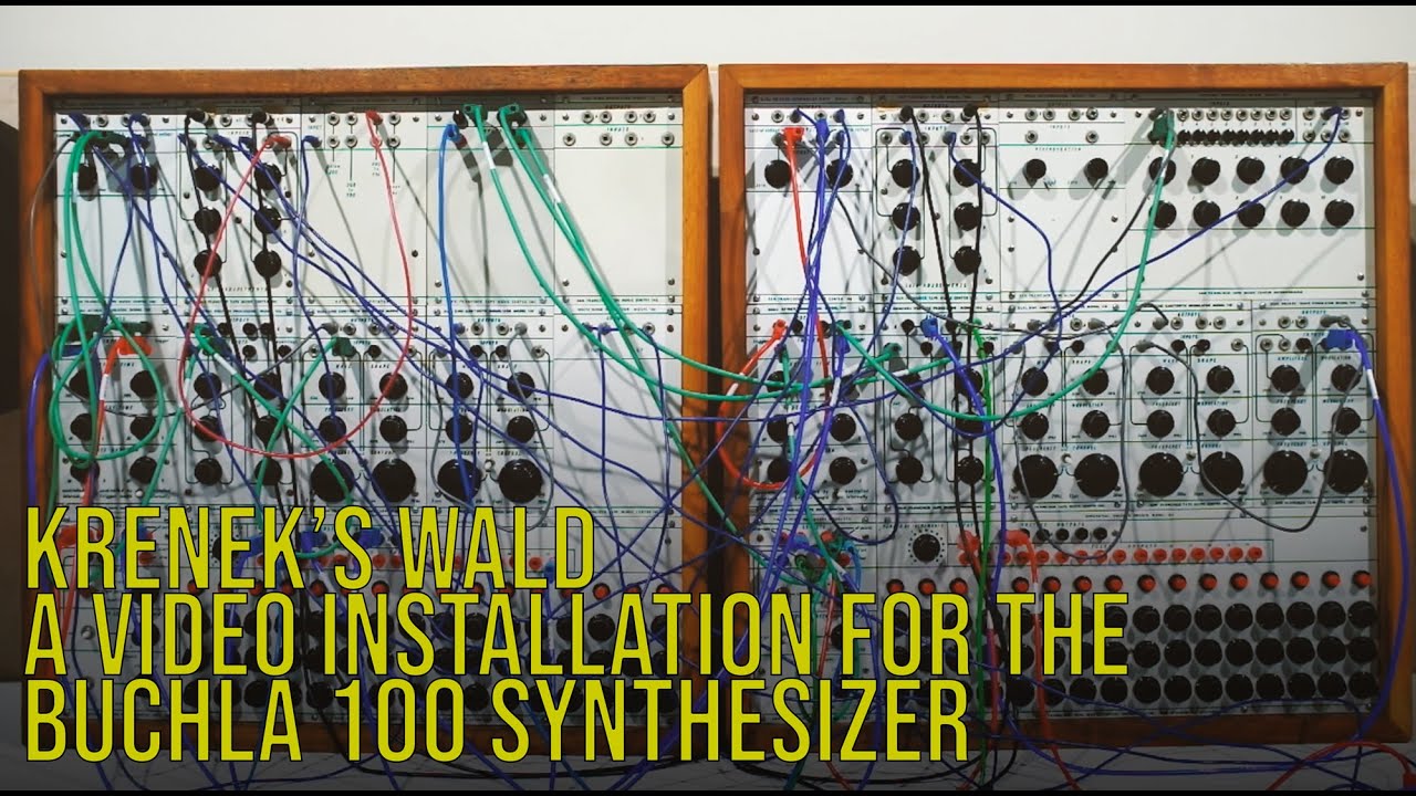 Krenek's Wald - Video installation for Buchla 100 synthesizer