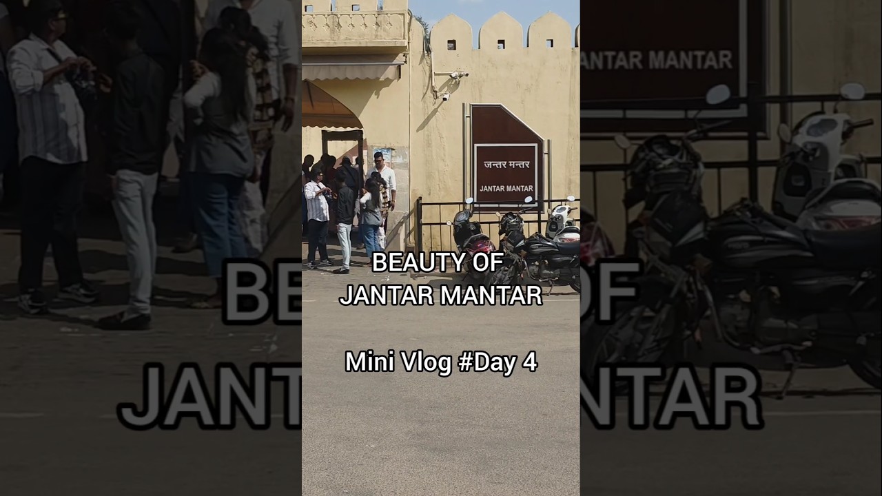 Day 4 Mini Vlog #jaipur #jantarmantar #rajasthan #pinkcity #pinkcity #trending #pinkcityjaipur