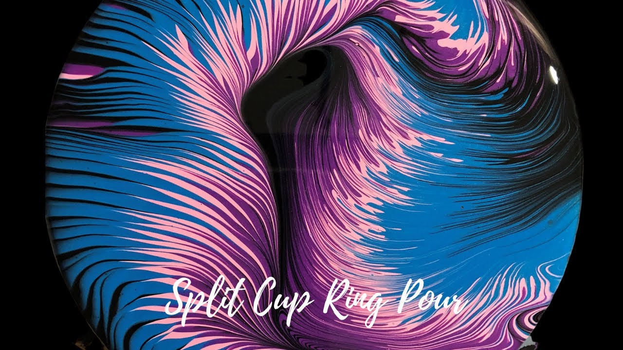(#130) The Best Split Cup Straight Pour ~ Acrylic Pour ~ Fluid Art ~ Gorgeous Colours