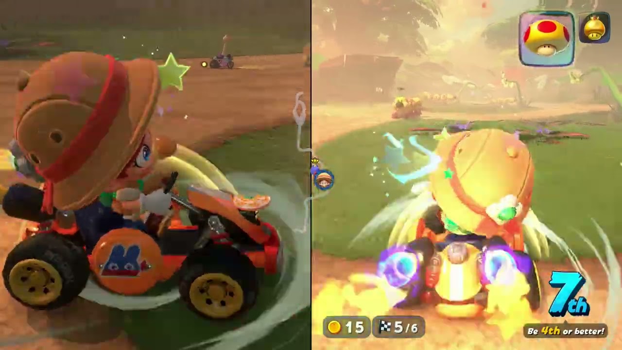 Golden rally - Mario kart world