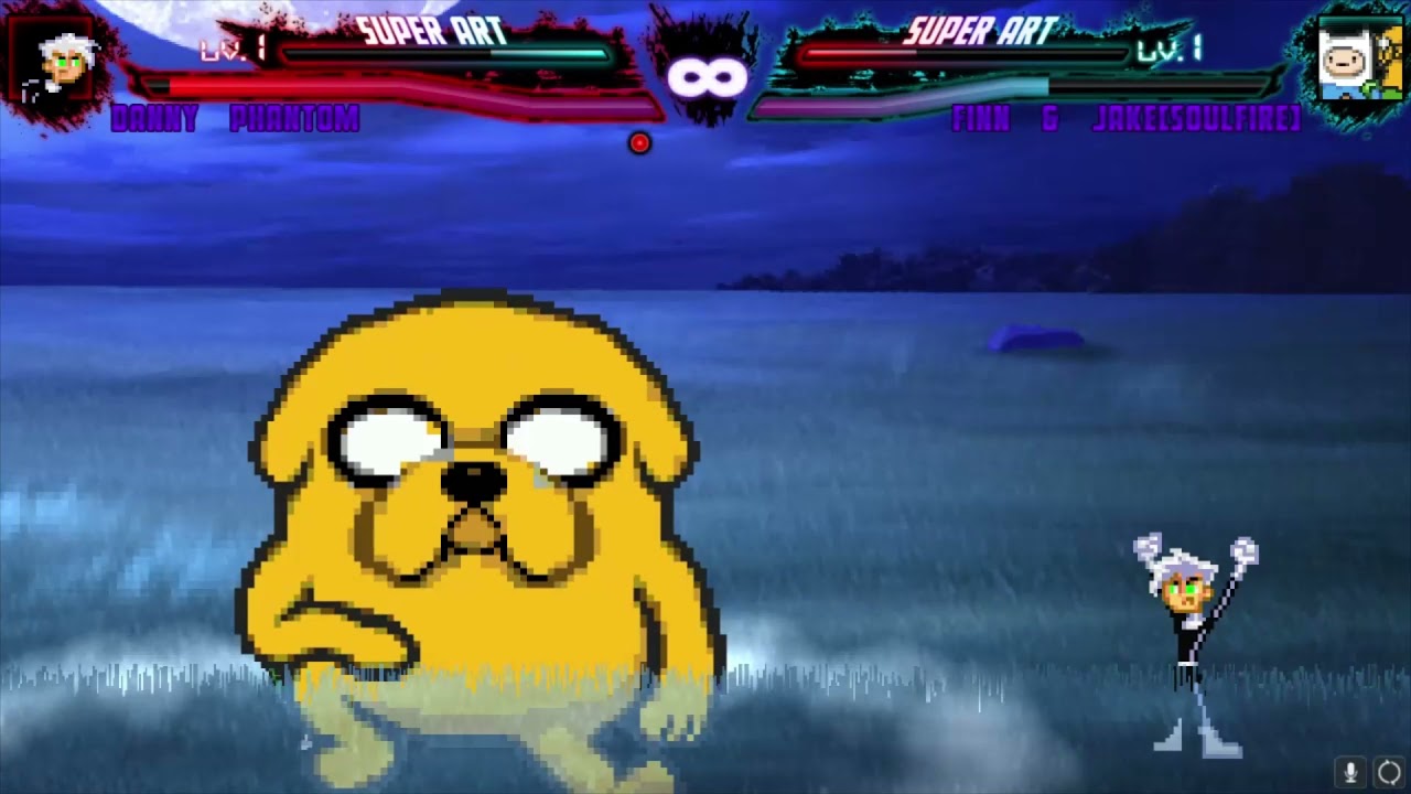 Danny Phantom vs Finn and Jake (Mugen Battle)!!!