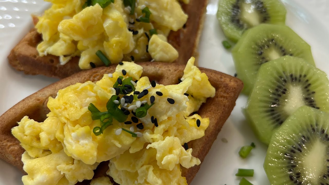 ¿Cómo hago estos ricos waffles saludables de avena (sin azúcar)? 