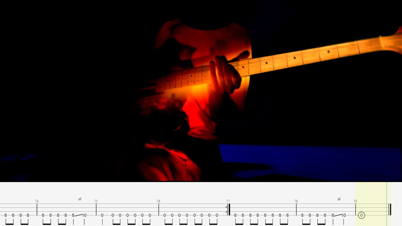 Shadowplay — Joy Division — Bass cover with tabs (4k)