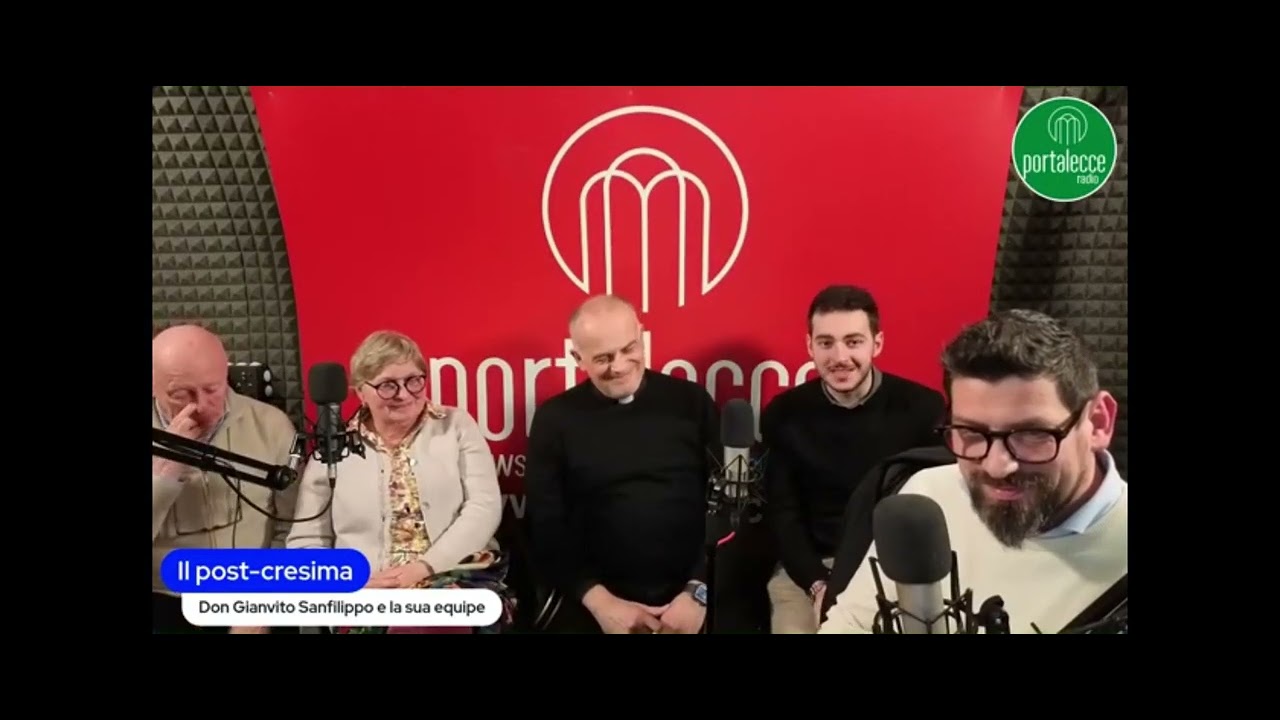 Post Cresima, Don GIanvito Sanfilippo interviene ai microfoni di Portalecce radio