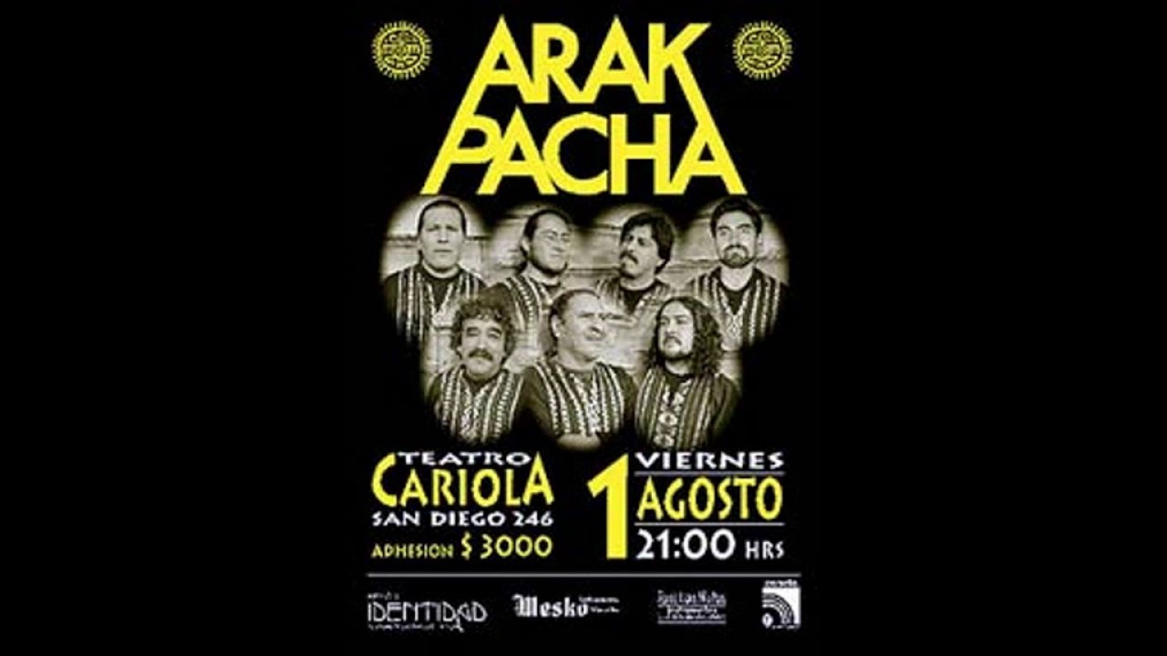 Arak Pacha - En Vivo Teatro Cariola - 1 de Agosto de 2003