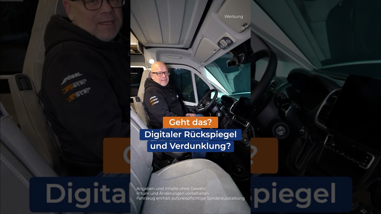 Geht das? Digitaler R&uuml;ckspiegel + Verdunklung