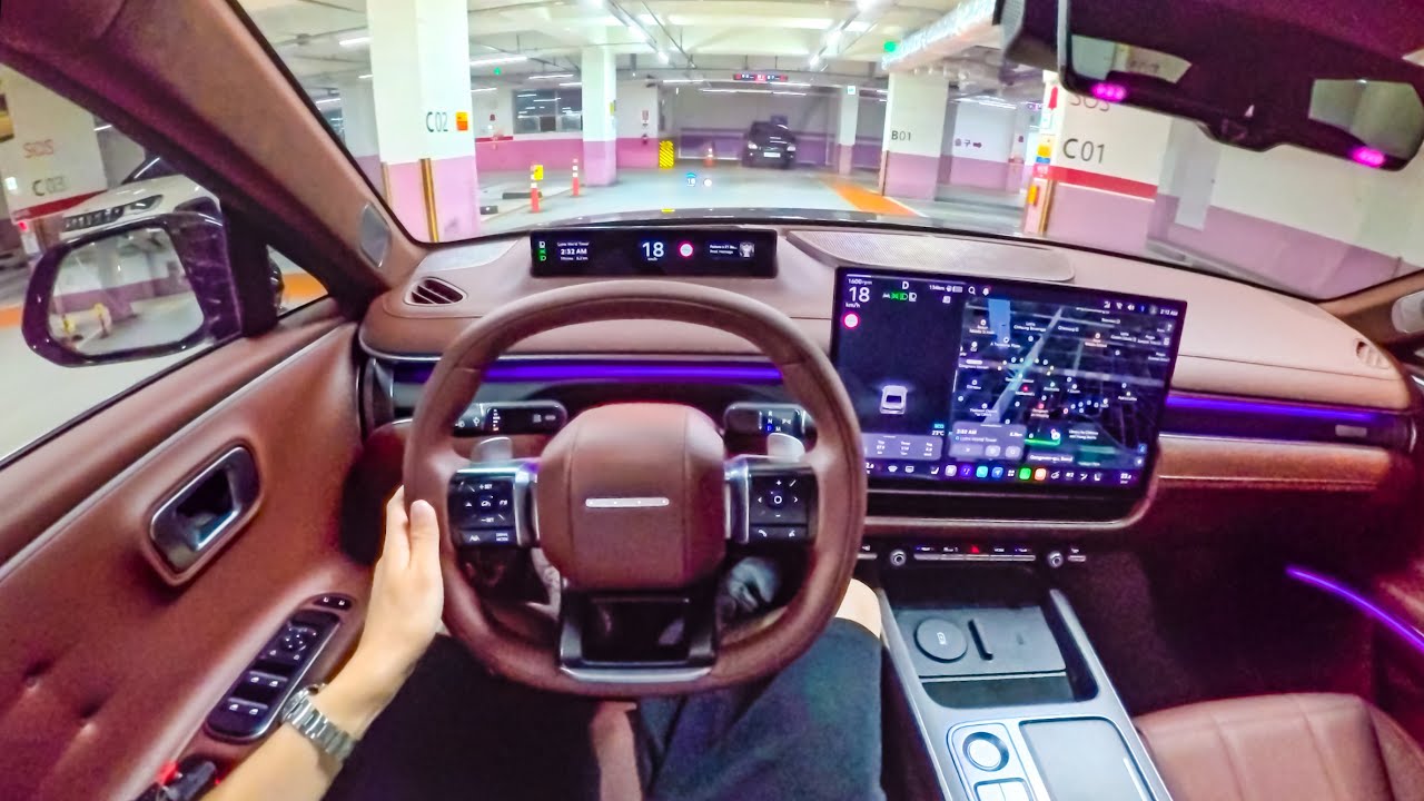 2027 Hyundai Grandeur (Azera) POV Night Drive - PLEOS Connect at Night