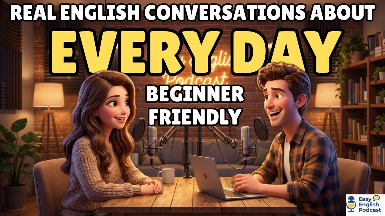 Real English Conversations Native Speakers Use Every Day | Easy English Practice for Beginners