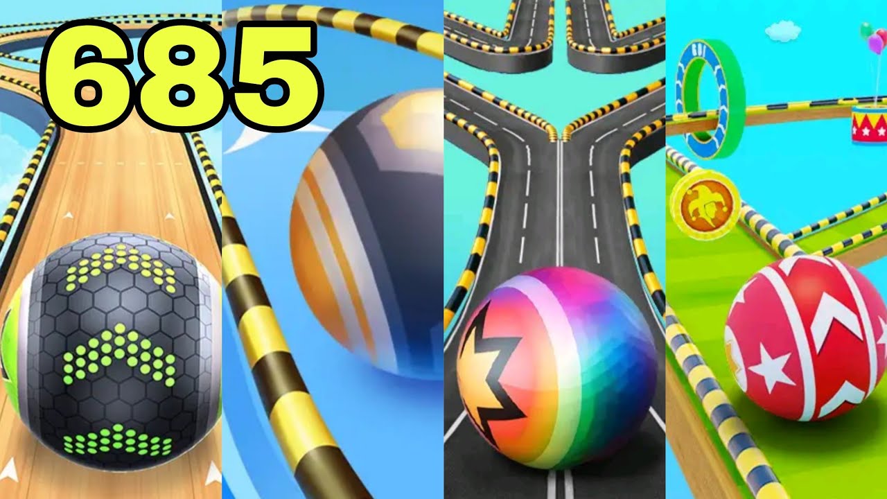 Going Balls - SpeedRun Challenge VS Action Balls, Rolling Ball,Circus Ball Run Walkthrough 685