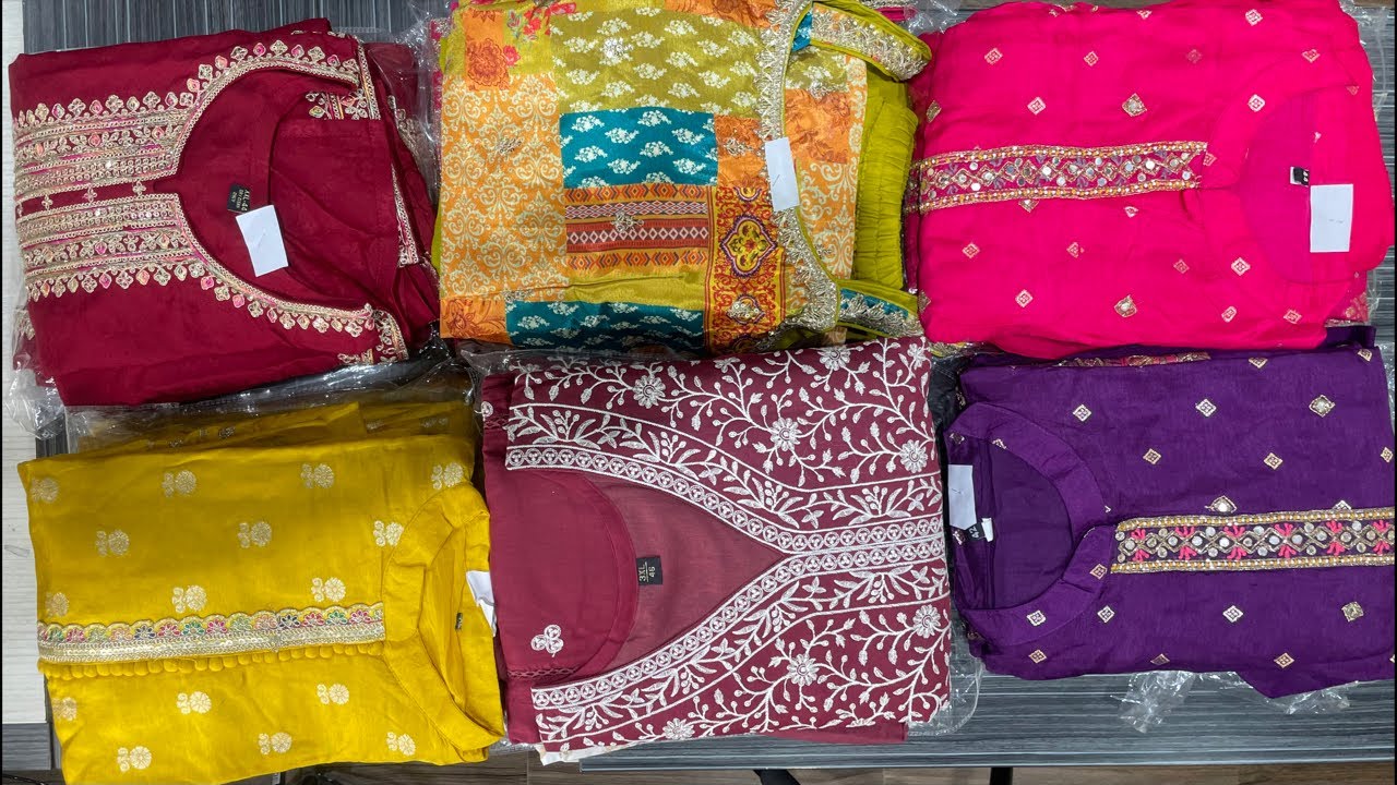 Aaj Ki Live Mei ReadyMade Kurti Sets Partywear!! 🌹🤗(Affordable Price)