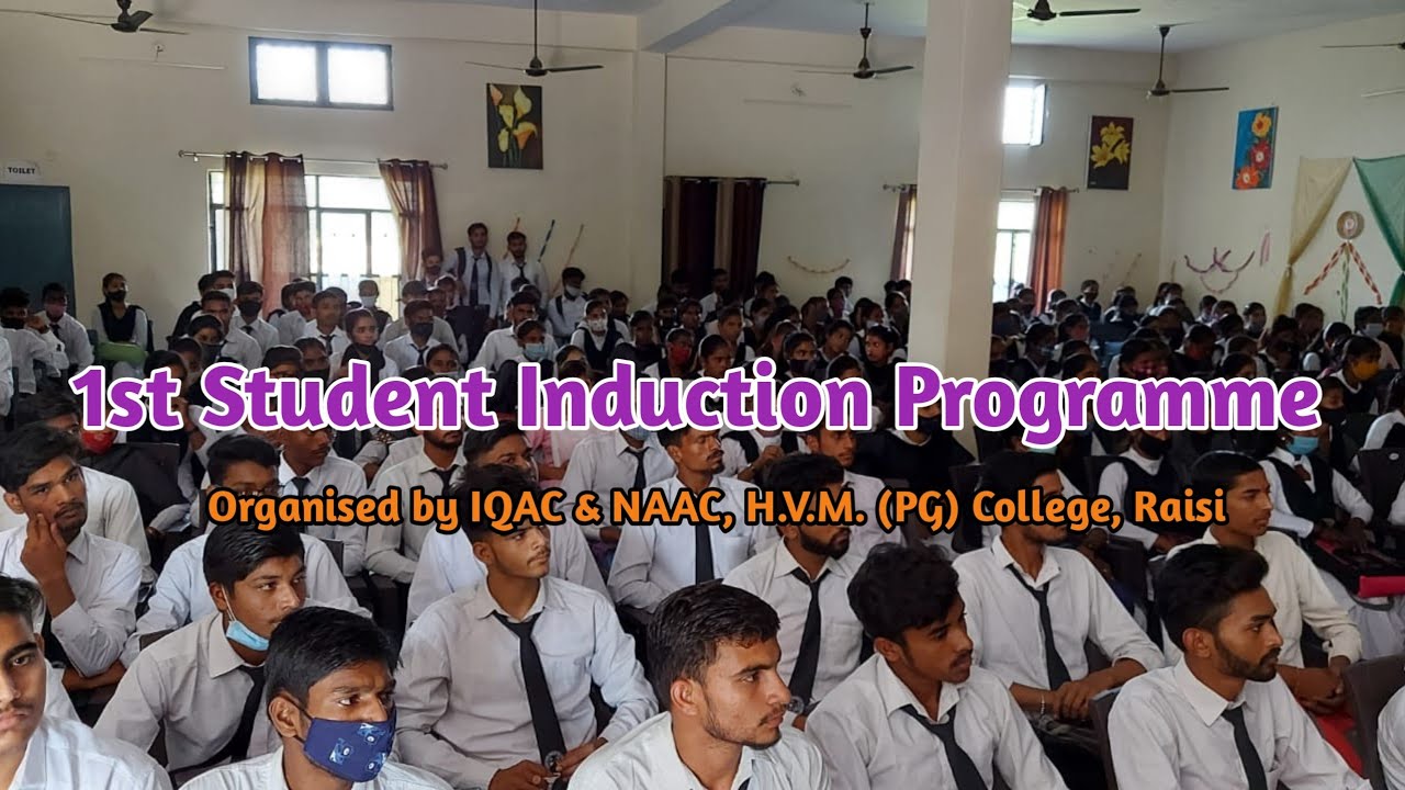 1st Student Induction Program, Session 2021-22