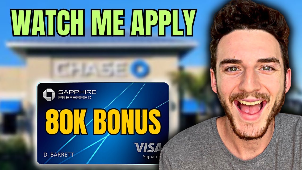 Watch Me Apply: Chase Sapphire Preferred (80,000 Points - LAST DAY!)