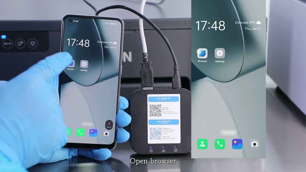 Smart Cloud Box Network Connection of FW-A5 3D Sublimation Vacuum Machine -Cable & Wireless丨Tutorial