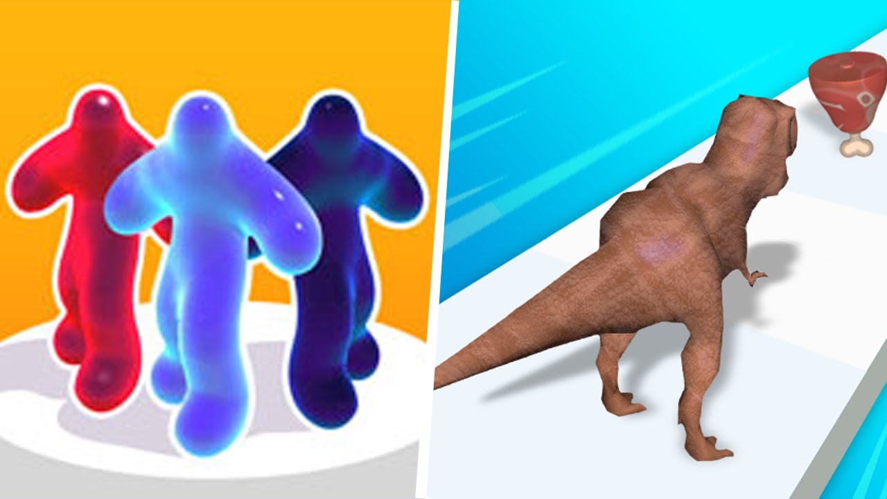 LEVEL UP Blob Giant Runner 3D, Dino Run - 2⭐ Unlocked Blob Giant Gameplay Walkthrough Moblie