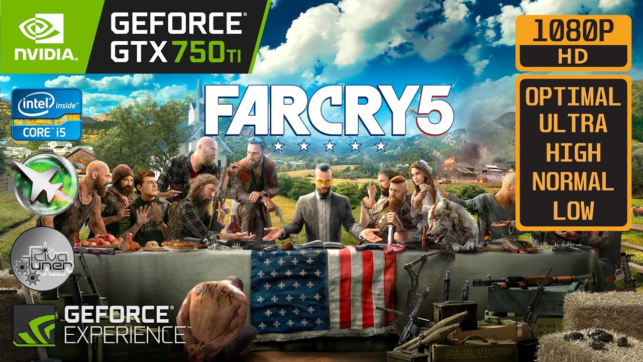 FAR CRY 5 - GTX 750 TI - i5-4590 (ALL GRAPHICS PRESETS)