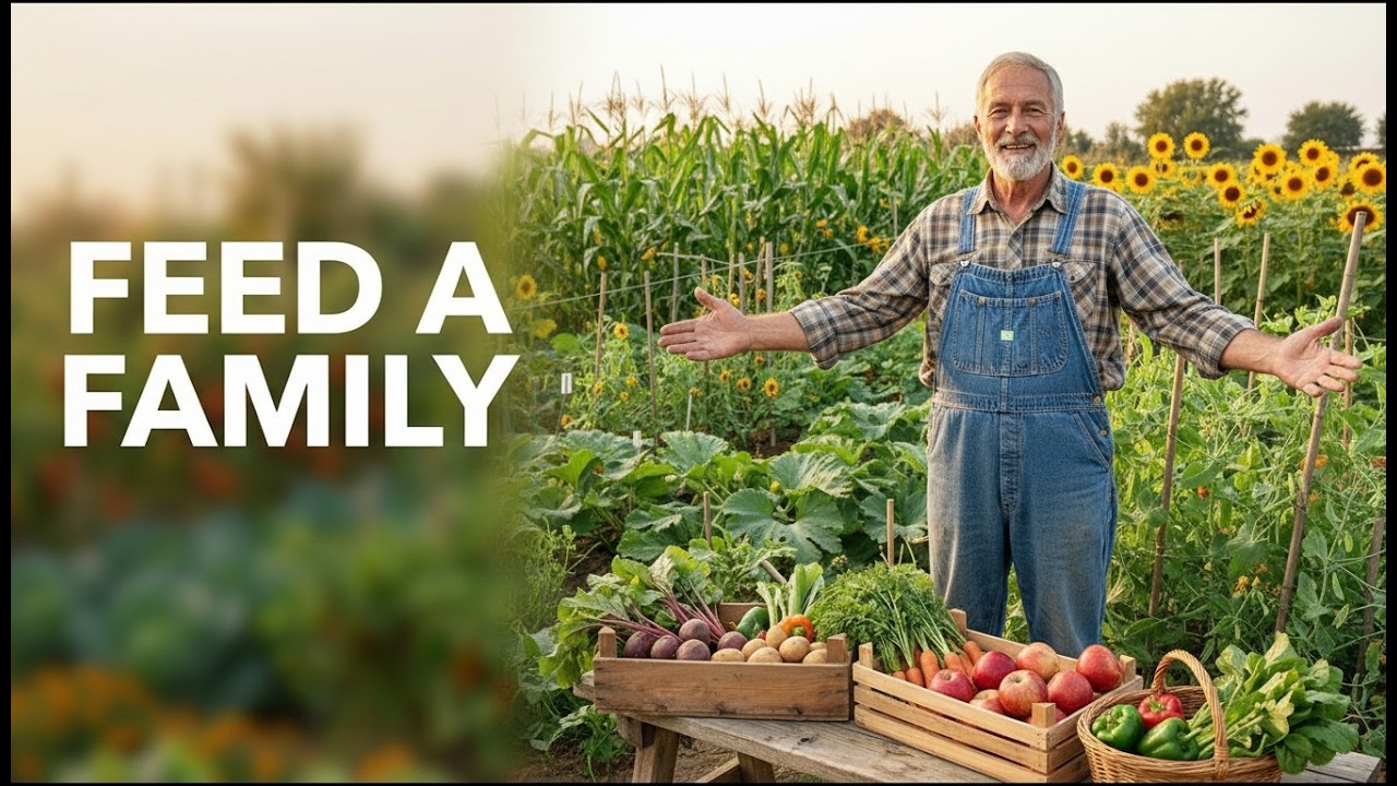 How Amish Families Feed 12 People From a Backyard Garden