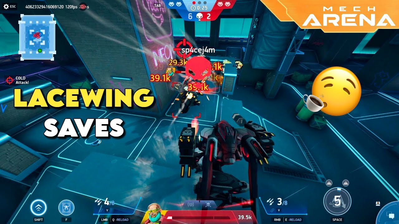 Lacewing saves the day | Mech Arena