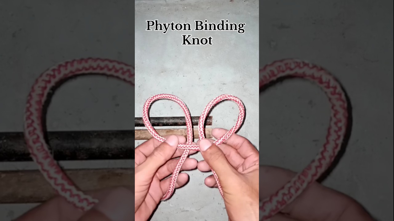 Amazing Phyton Binding Knot tutorial #knot #diy #tipsntricks #tutorial #rope #short #lifeskills #yt