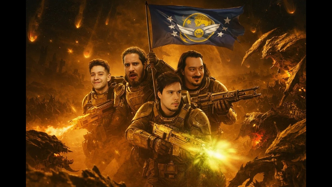 HELLDIVERS 2 - PELA DEMOCRACIA E LIBERDADE  @Rapo-Nish @ESTORME