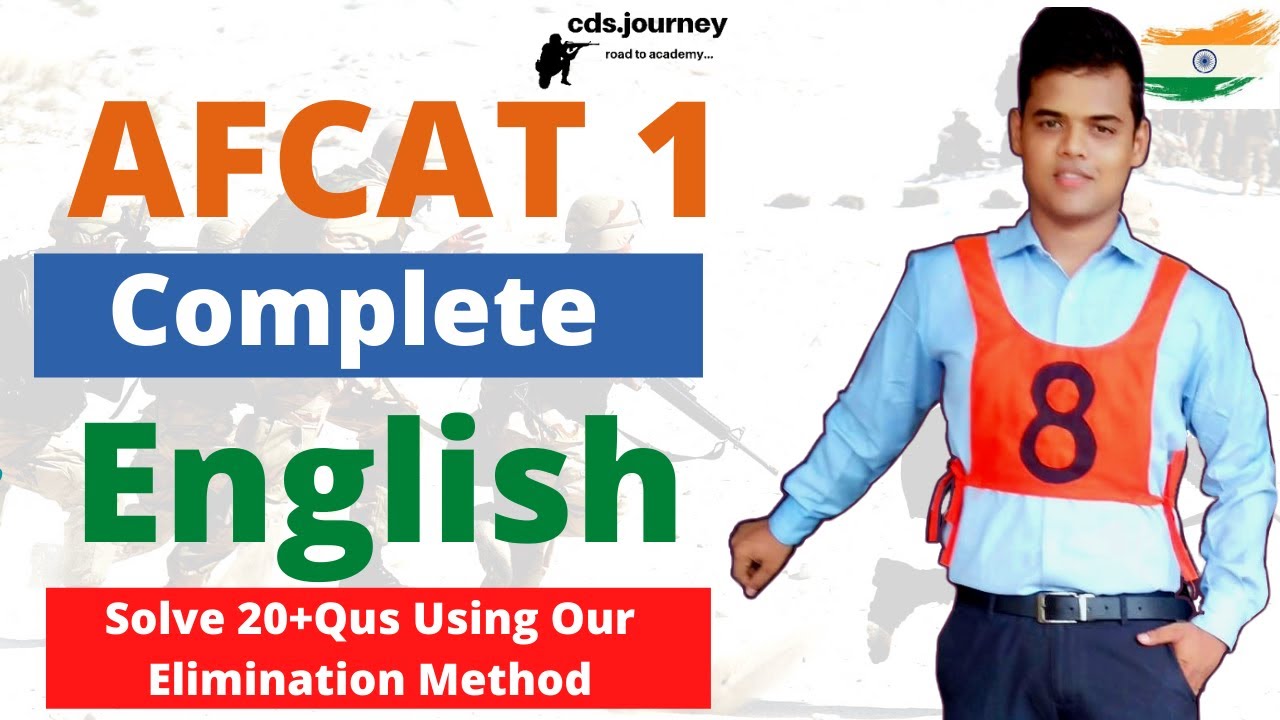 AFCAT 1 English Practice [50 Questions]