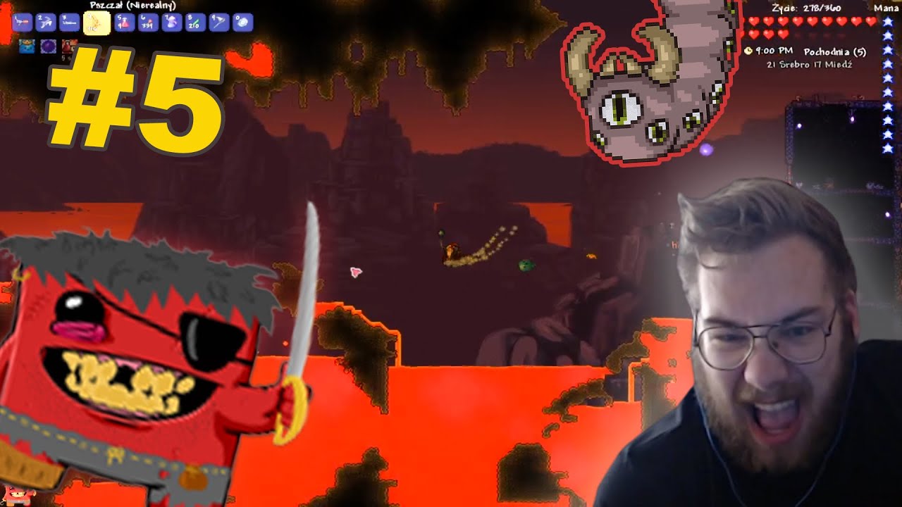 LUKI JAPCZAN HOLAK TERRARIA Z EKIPĄ 5/5 - Zwiedzanie Piekła