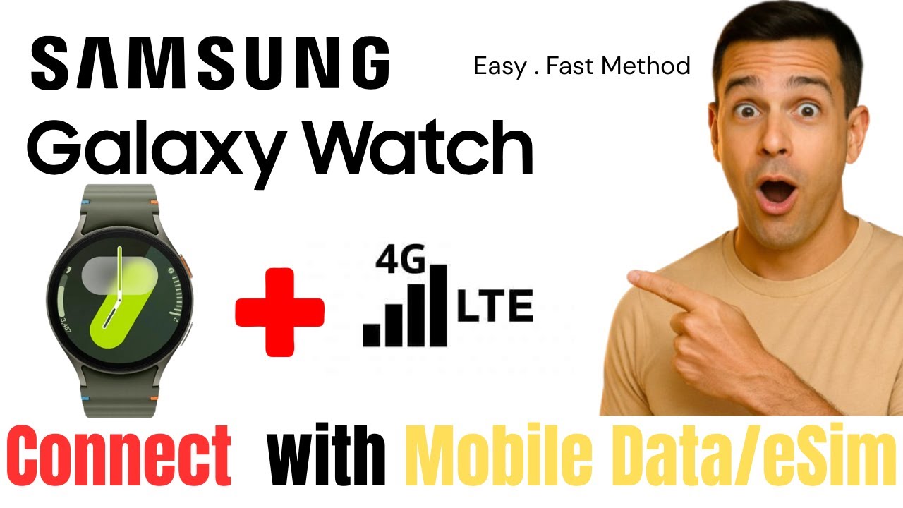 How to Use Mobile Data on Samsung Galaxy Watch (LTE/eSIM Setup Guide)