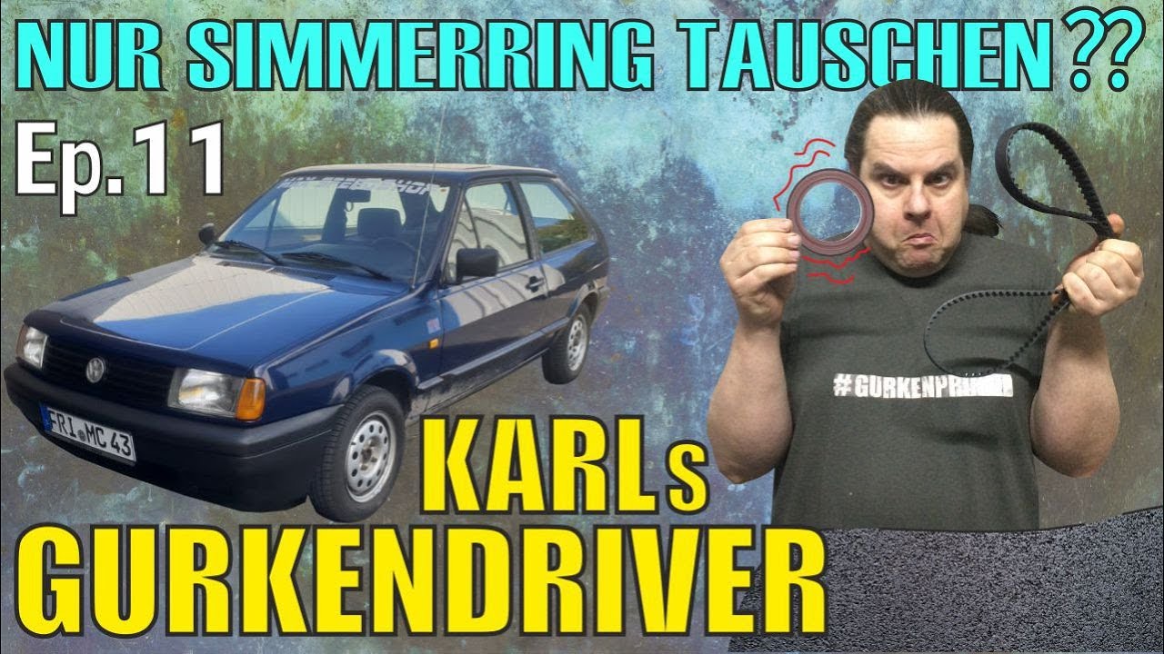 Polo 86c 2f #11: Wellendichtring Nockenwelle repariert  ❗ Zahnriemen locker❗   [ÖLVERLUST GESTOPPT?]