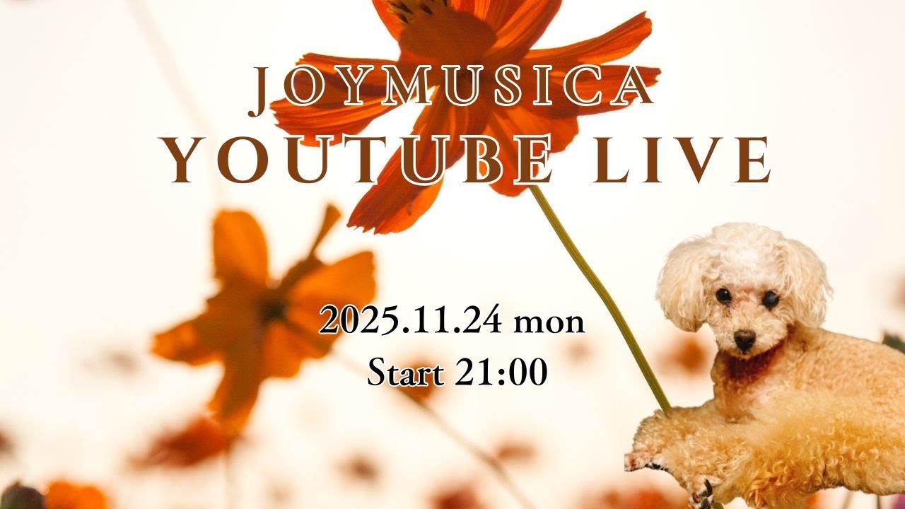 Joymusica YouTube DUO LIVE ! 2025/ 11/24  (mon)
