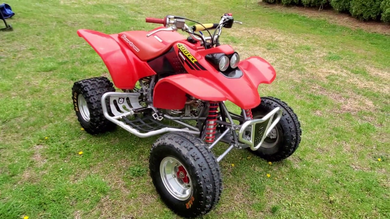Обзор квадроцикла Honda TRX 400ex Cold Start ATV