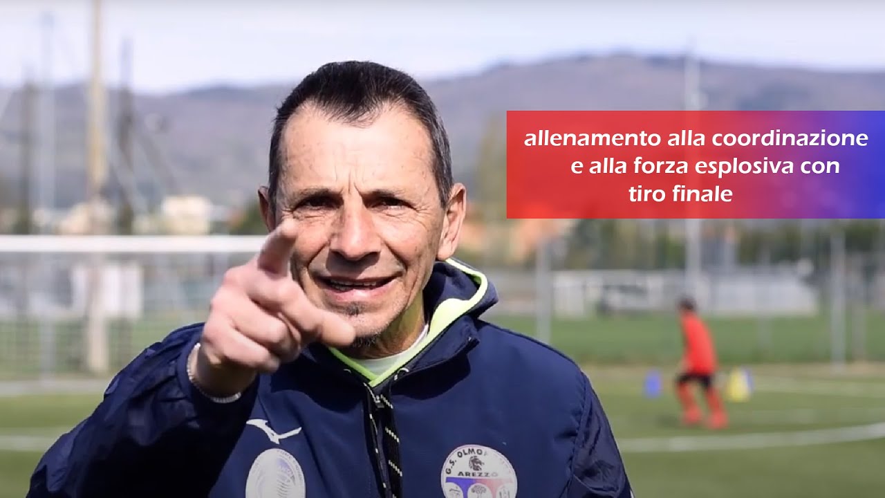 Allenamento alla coordinazione e alla forza esplosiva con tiro finale