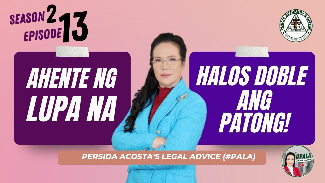 AHENTE NG LUPA NA HALOS DOBLE ANG PATONG!
