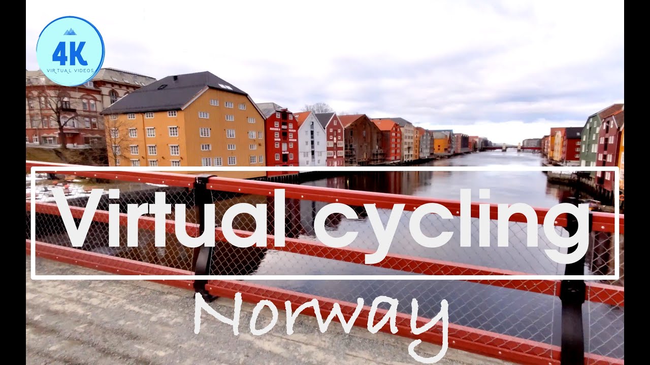 1 hour | Virtual bike ride | 4K | Norway