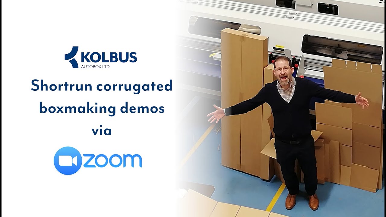 Corrugated boxmaking demos by KOLBUS AutoBox