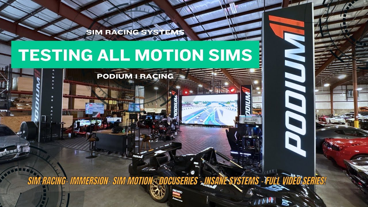 PODIUM 1 RACING &mdash; DRIVING ALL MOTION SIMS