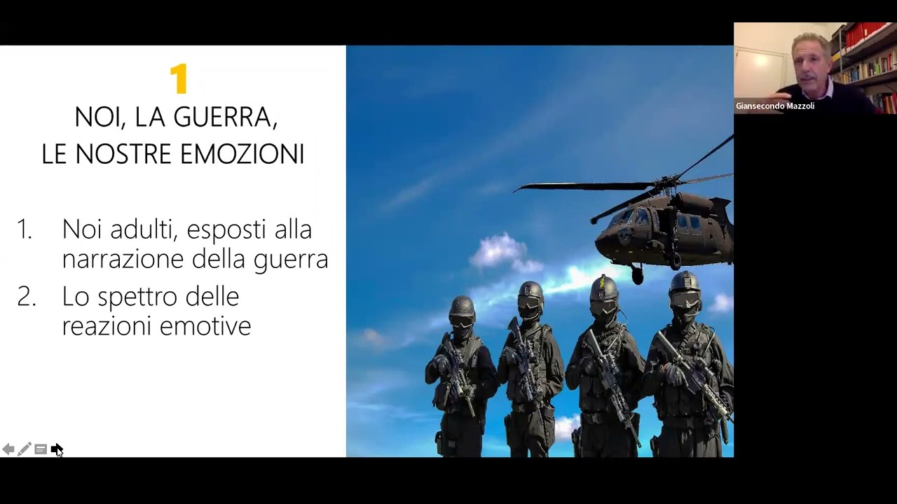 Come spiegare la guerra ai nostri figli - G.Mazzoli e AM Bastianini psicoterapeuti
