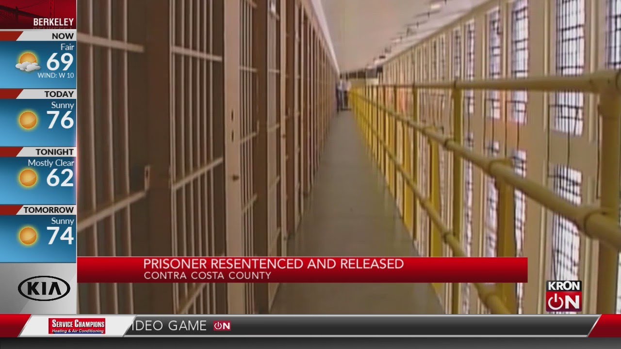 Prisoner sentenced and released in Contra Costa County