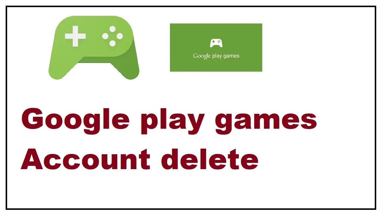 Google play games account delete