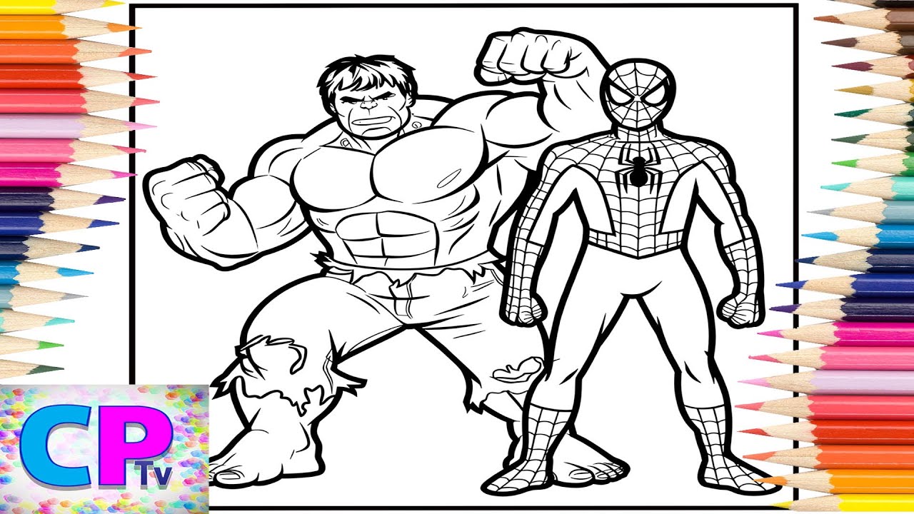 Hulk Friendship with Spiderman/Uplifting Music/Creative Art/Picture of Hulk and Spiderman