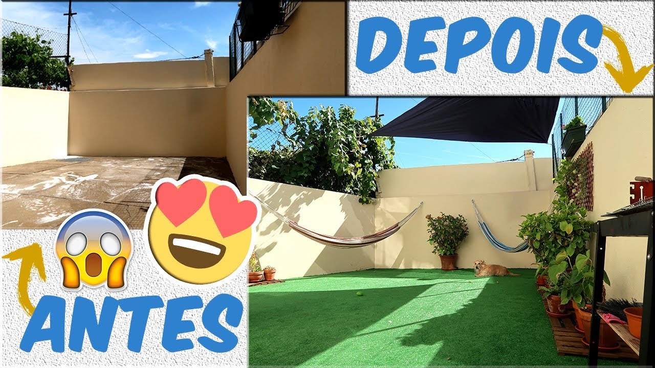 REFORMAMOS NOSSO QUINTAL E AGORA TEMOS UM JARDIM!