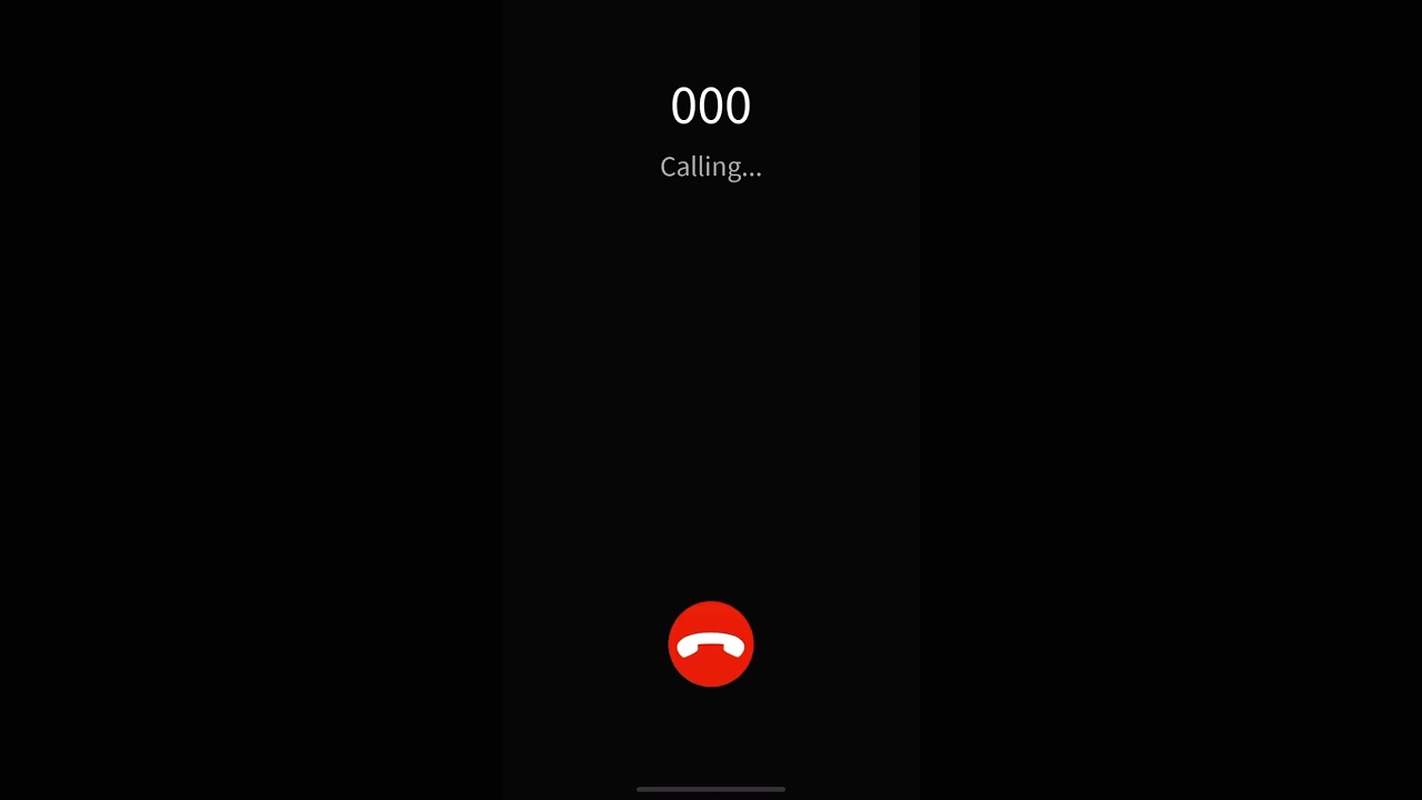 Calling 000 at 3am