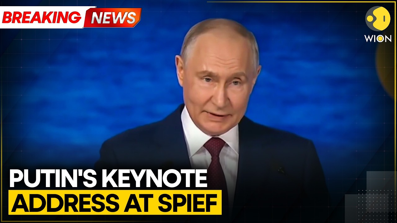 Russian President Addresses Economic Forum at St. Petersburg | WION Breaking