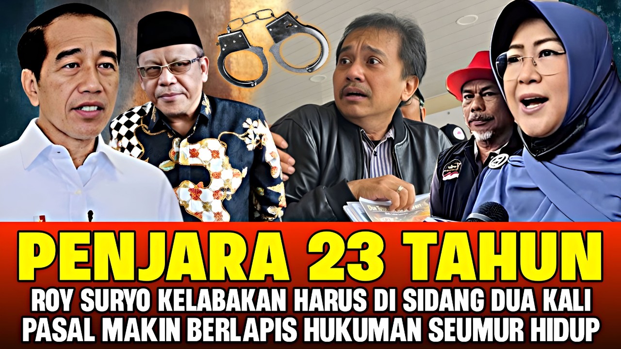 ROY SURYO JADI TERSANGKA 2 KASUS SETELAH LAPORAN EGI SUJANA DI TERIMA POLDA‼️ KARMA IJAZAH JOKOWI