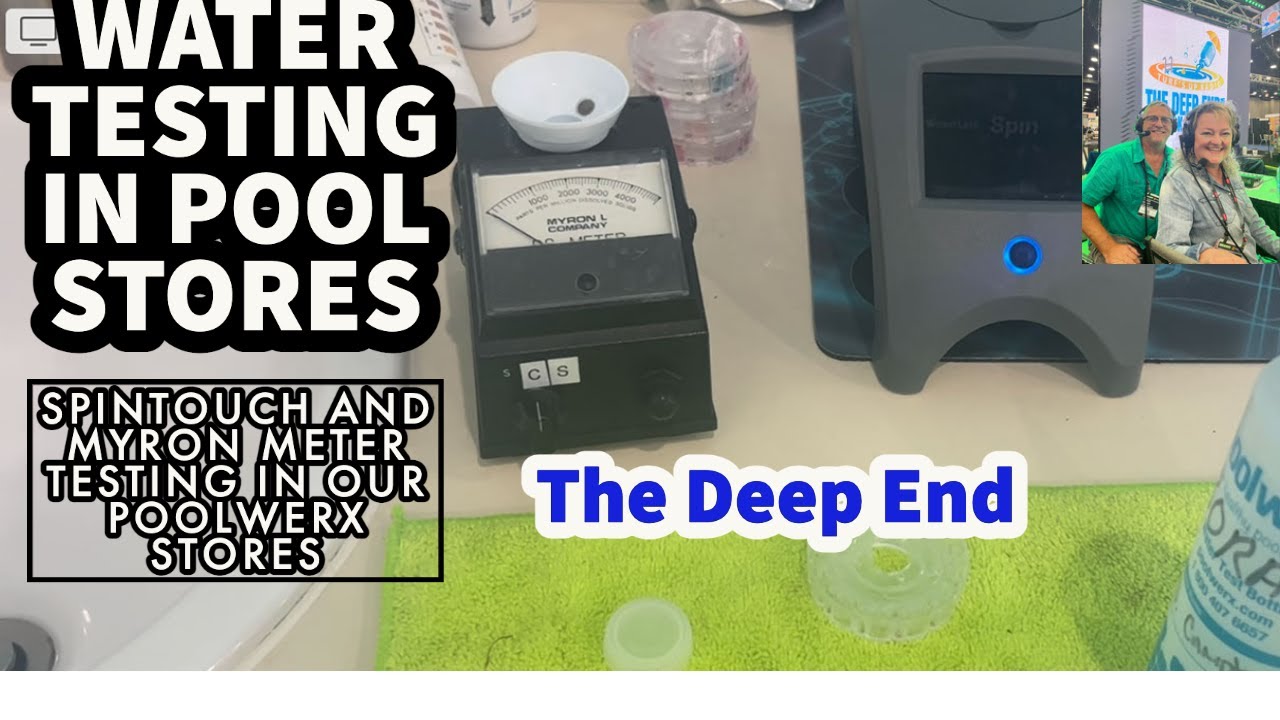 Using the Waterlink SpinTouch and Myron L Meter testers in our Poolwerx retail stores.
