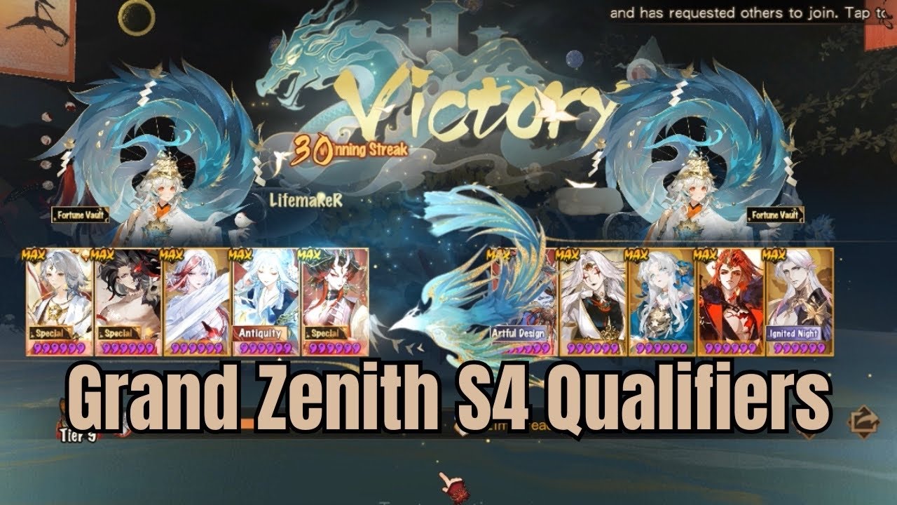 [Onmyoji PvP] Last Minute Climb to Qualifiers, 100% Win Rate Streak!