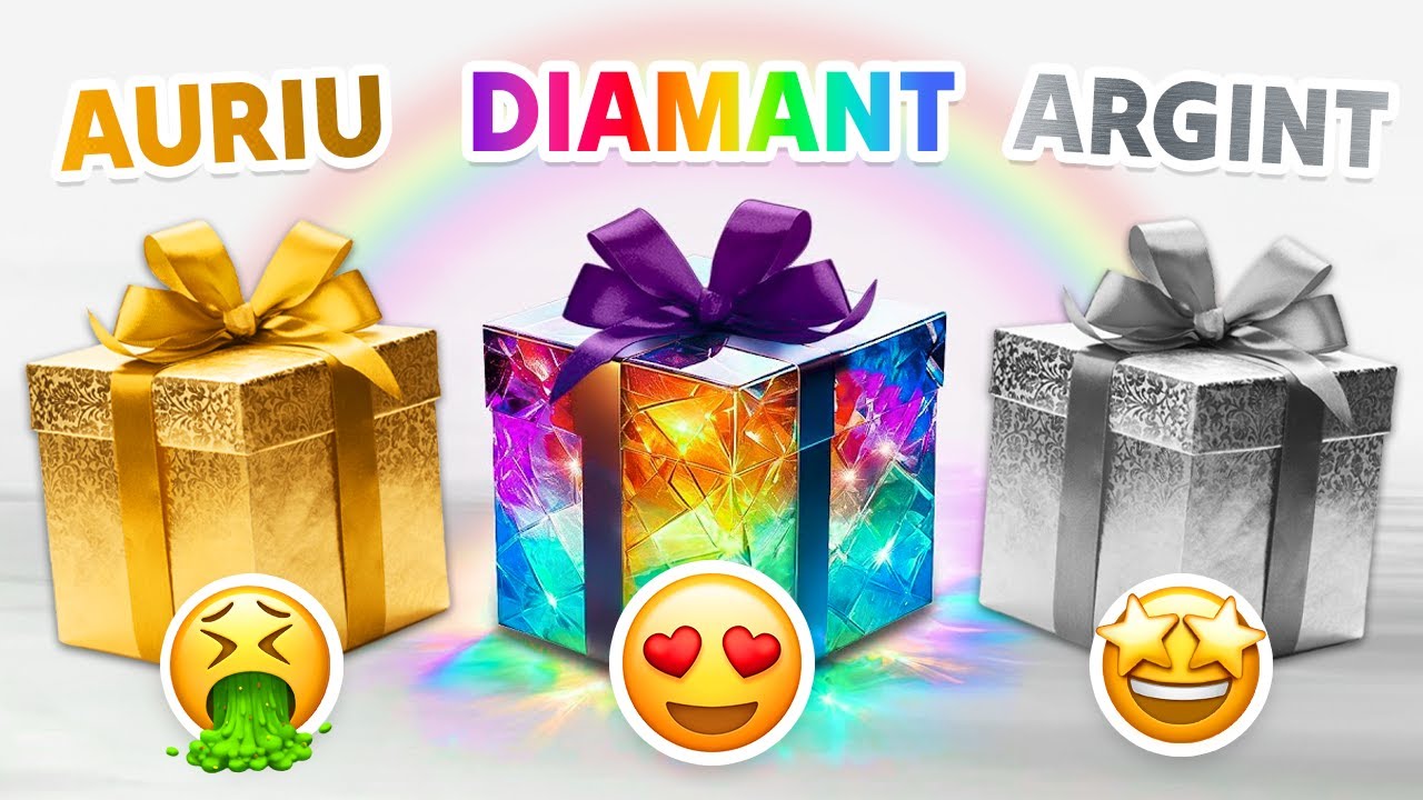 Alege-ți CADOUL...! 🎁 AURIU, DIAMANT sau ARGINT ⭐💎🔘