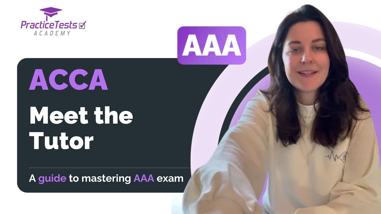 Meet Your ACCA AAA Tutor: Country Topper Who Passed 6 ACCA Papers in Two Sittings