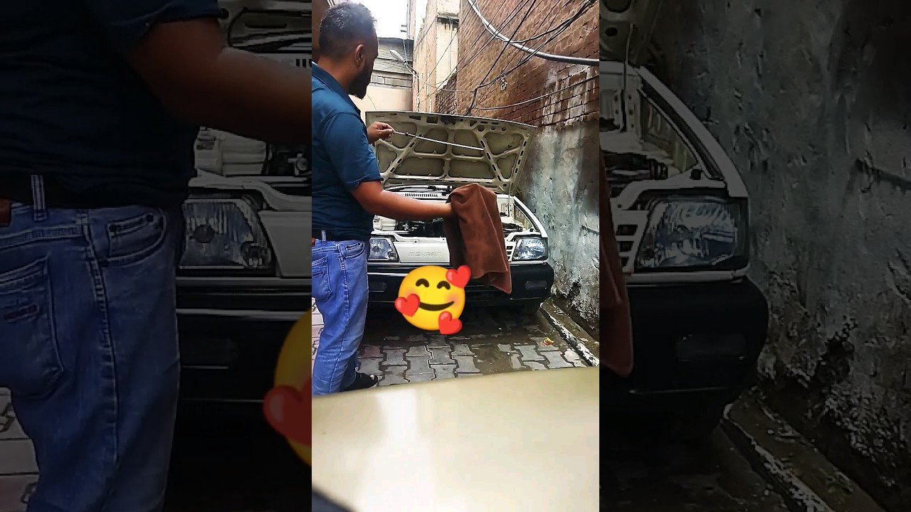 engine oil cheak #joywithjunaid #suzukimehran #ytshortsvideo #ytstudio