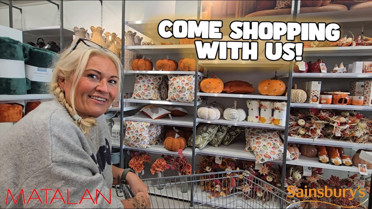 Come shopping to Matalan and Sainsbury's with us