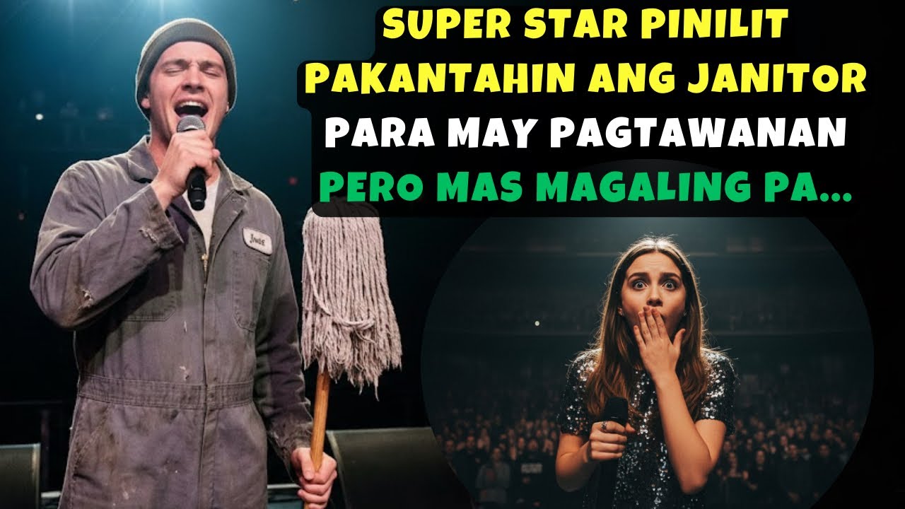 SUPER STAR PINILIT PAKANTAHIN ANG JANITOR PARA MAY PAGTAWANAN PERO MAS MAGALING PA...