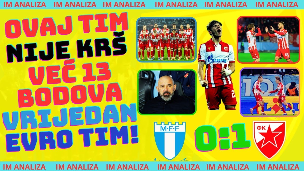DA ČUJEM SAD! DA LI JE OVO NAJGORA ZVEZDA? MALME : ZVEZDA 0:1 #crvenazvezda #delije 